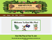 Tablet Screenshot of kiwihitsplus.com